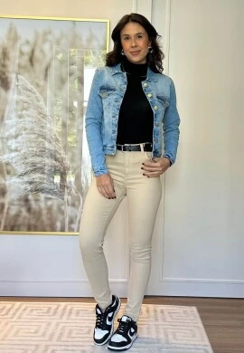 JAQUETA FEMININA LUPITA - COSH JEANS - Jeans