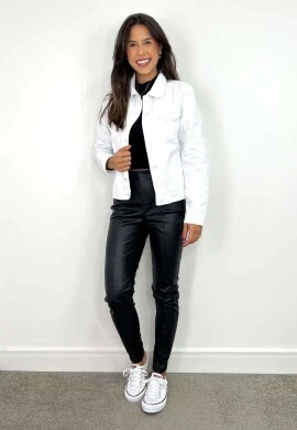 JAQUETA FEMININA MIRIA COLLOR - COSH - Branco