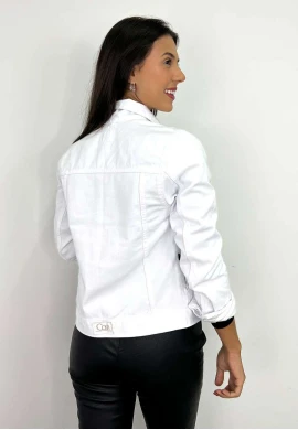 JAQUETA FEMININA MIRIA COLLOR - COSH - Branco