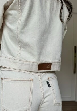 JAQUETA FEMININA PERLA - COSH JEANS - Off white