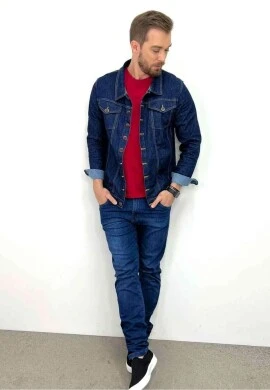 JAQUETA JEANS COM ELASTANO - Jeans