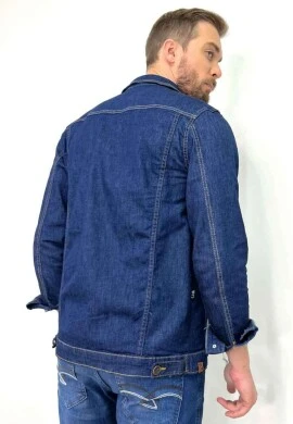 JAQUETA JEANS COM ELASTANO - Jeans