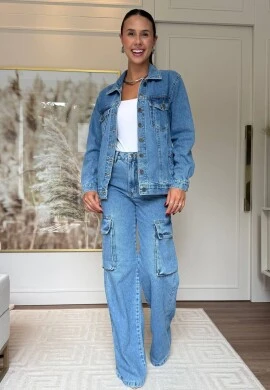 JAQUETA JEANS FEMININA LUNA - COSH JEANS - Jeans