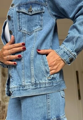 JAQUETA JEANS FEMININA LUNA - COSH JEANS - Jeans