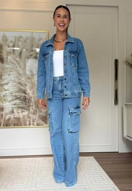 JAQUETA JEANS FEMININA LUNA - COSH JEANS - Jeans