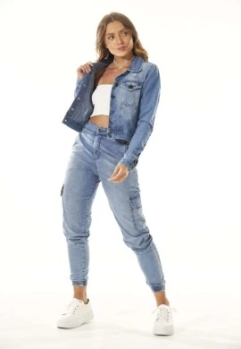 JAQUETA JEANS LOVE DENIM - Jeans