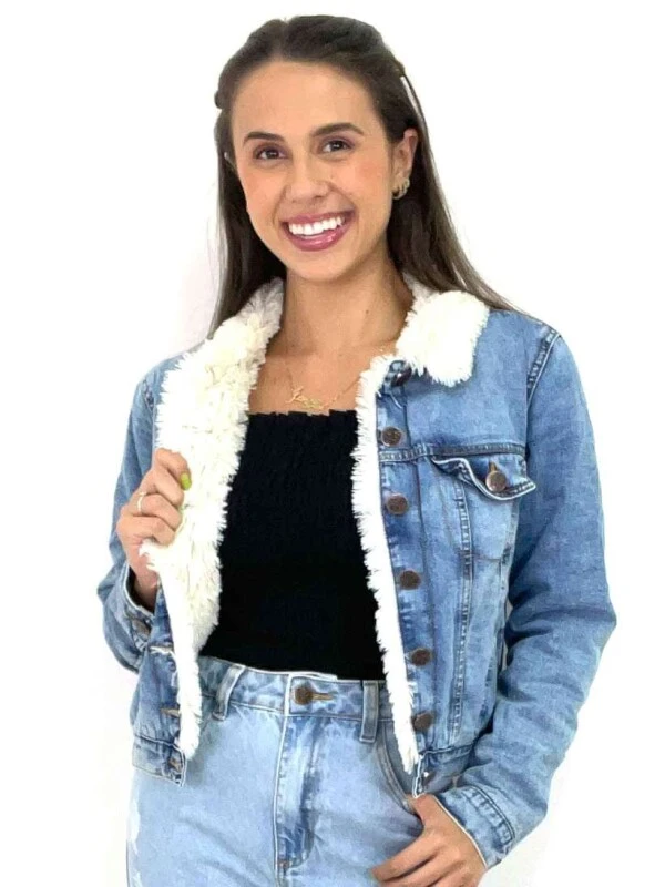 JAQUETA JEANS PELUCIADA - COSH JEANS - Jeans