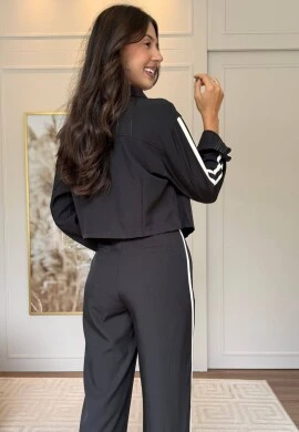 JAQUETA LARA CROPPED - COSH JEANS - Preto