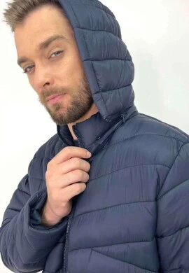 JAQUETA MATELASSE PELUCIADA MASCULINA  COSH JEANS - Marinho