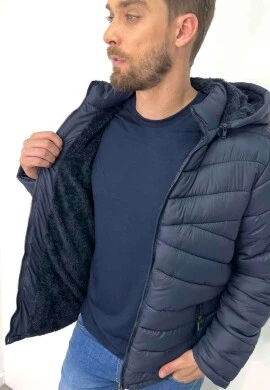 JAQUETA MATELASSE PELUCIADA MASCULINA  COSH JEANS - Marinho
