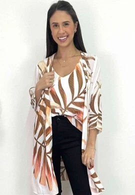 KIMONO LONGO - COSH JEANS - Laranja