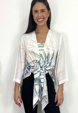 KIMONO LONGO - COSH JEANS - Verde