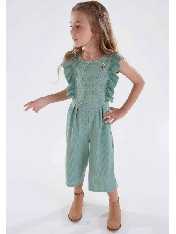 MACACÃO INFANTIL FEMININO - COSH JEANS - Verde