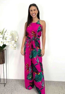MACACÃO ENVELOPE - COSH JEANS - Pink