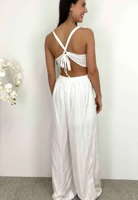 MACACÃO FIO LUREX - COSH JEANS - Prata