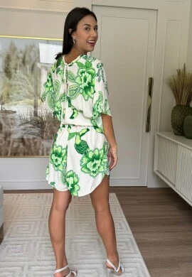 MACAQUINHO FEMININO ESTAMPADO - COSH JEANS - Verde