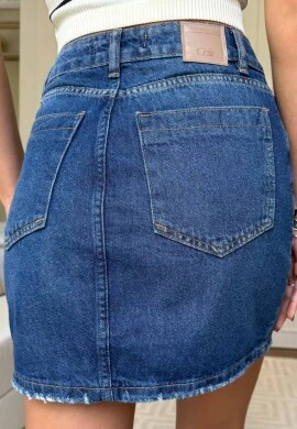 MINI SAIA JEANS ERICA - COSH JEANS - Jeans escuro