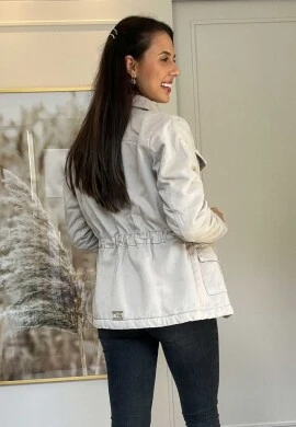 PARKA FEMININA PELUCIADA AYLA - COSH - Gelo