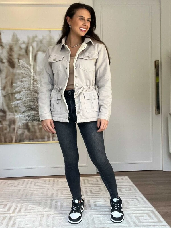 PARKA FEMININA PELUCIADA AYLA - COSH - Gelo