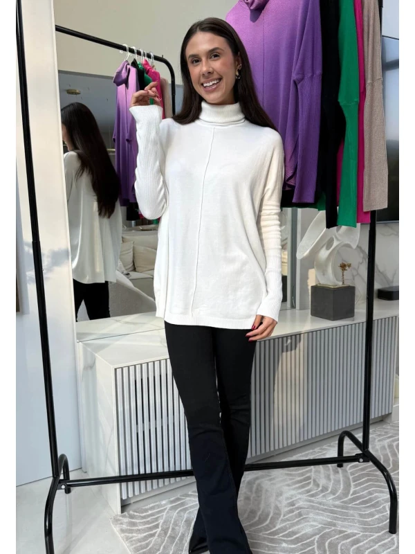 PONCHO ANA JULIA - COSH JEANS - Branco