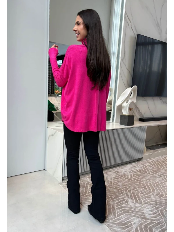 PONCHO ANA JULIA - COSH JEANS - Rosa
