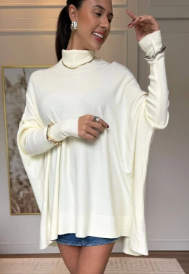 PONCHO ISADORA - COSH JEANS - Branco
