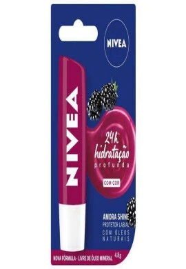 PROTETOR LABIAL HIDRATANTE NIVEA AMORA - Vermelho
