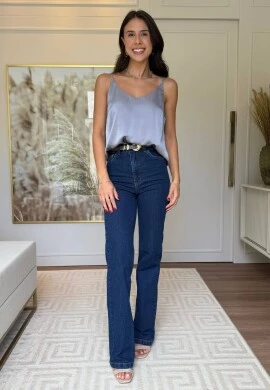 REGATA FEMININA MARTA - COSH JEANS - Azul