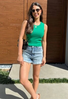 REGATA LISTRAS LUANA - COSH JEANS - Verde
