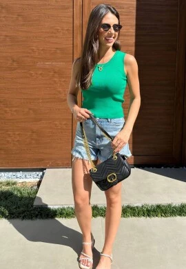 REGATA LISTRAS LUANA - COSH JEANS - Verde