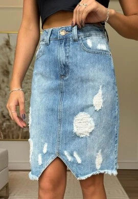 SAIA JEANS MIDI DETONADA FEMININA - COSH JEANS - Jeans