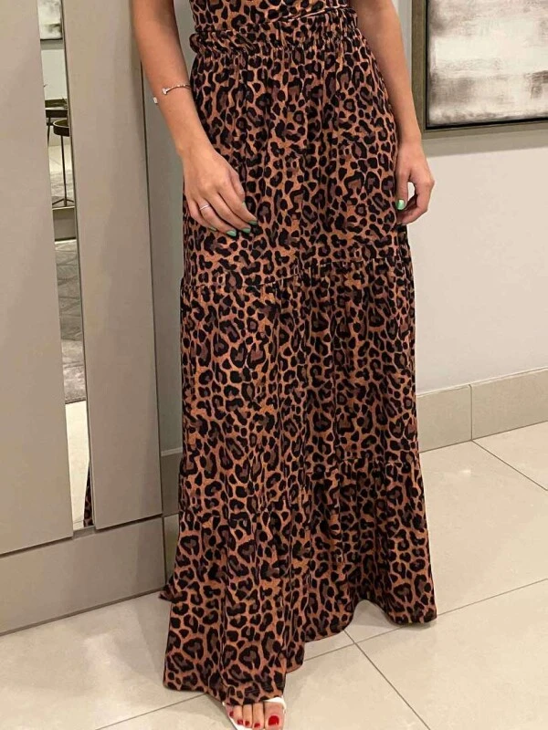 SAIA LONGA NEGA RIO - COSH JEANS - Onça