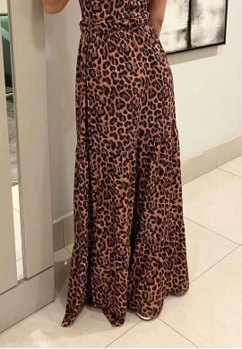 SAIA LONGA NEGA RIO - COSH JEANS - Onça