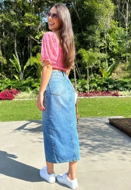 SAIA MIDI LEIDY  COSH - Jeans
