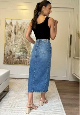 SAIA MIDI LEIDY  COSH - Jeans