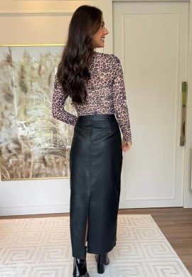SAIA MIRANDA PU - COSH JEANS - Preto