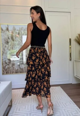 SAIA TRES MARIAS BOHO - COSH JEANS - Amarelo