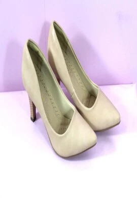 SAPATO FEMININO SCARPIN - Areia