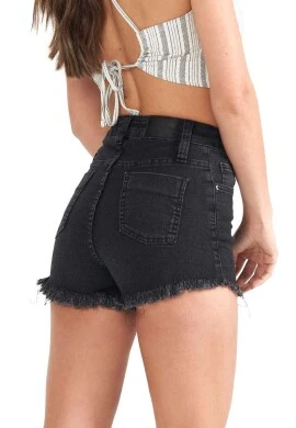 SHORT JEANS BLACK FEMININO JESSICA - COSH - Preto