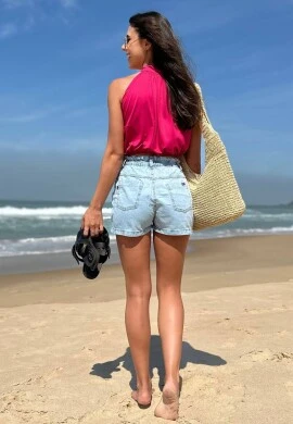 SHORT JEANS DEOLANE C/ ELASTICO - COSH - Jeans
