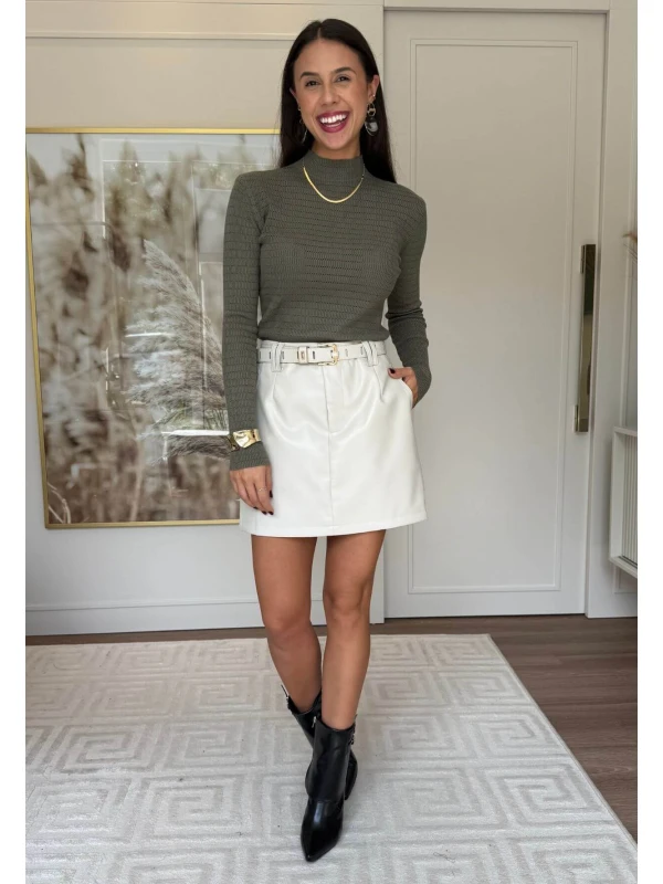 SHORT SAIA MAITE - COSH JEANS - Off white