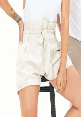 SHORTS CLOCHARD OFF WHITE - Off white