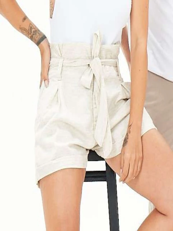 SHORTS CLOCHARD OFF WHITE - Off white