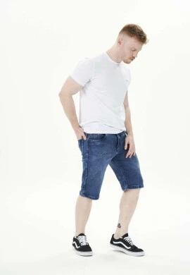 SHORTS JEANS MASCULINO MOLETOM - Jeans