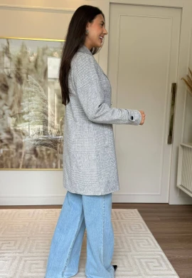 SOBRETUDO CAPITU - COSH JEANS - Cinza