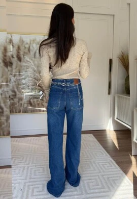 SUETER CANELADO MAGNOLIA - COSH JEANS - Bege