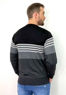 SUETER MASCULINO MANGAS LONGAS  COSH JEANS - Preto