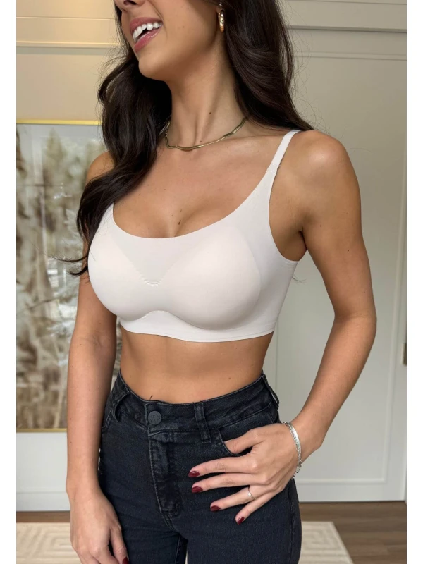 SUTIA CORTE A LASER - COSH JEANS - Nude