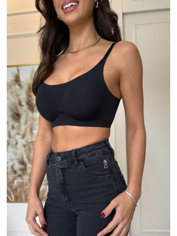 SUTIA CORTE A LASER - COSH JEANS - Preto