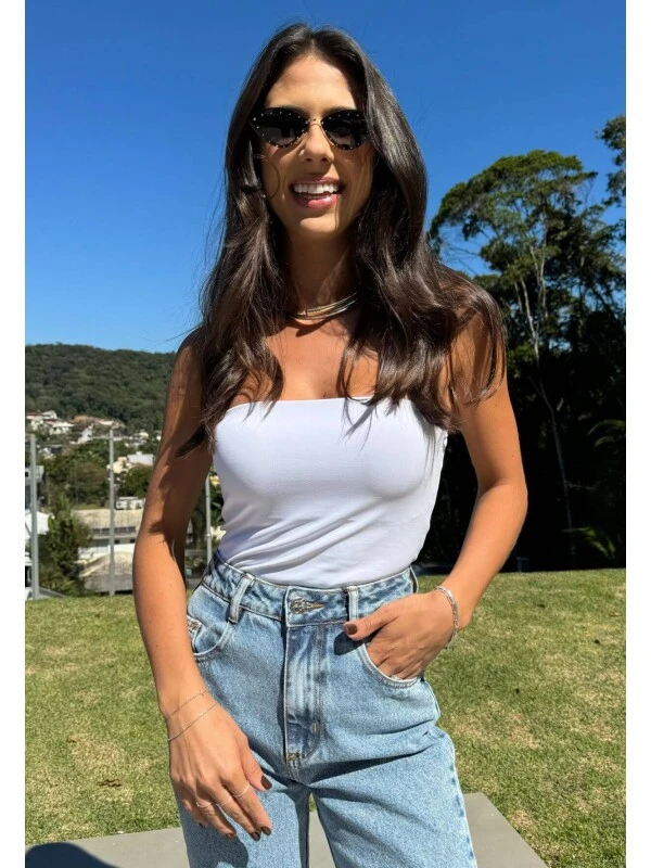 TOP TUBE ANA - COSH JEANS - Branco
